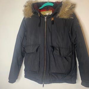 Authentic fur Woolrich Downfill Parka (Coyote Fur(